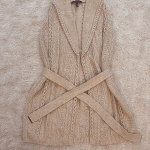 White House Black Market | Long Sleeveless Knitted Sweater Vest | Medium